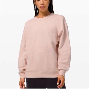 Lululemon oversized pink crewneck